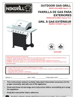 Предварительный просмотр 1 страницы Nexgrill 720-0888N Instruction Manual