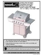 Предварительный просмотр 22 страницы Nexgrill 720-0888T Assembly Instructions Manual