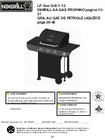 Предварительный просмотр 27 страницы Nexgrill 720-0894A Manual