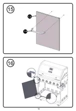 Предварительный просмотр 14 страницы Nexgrill 720-0896B Assembly & Instruction Manual