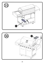 Предварительный просмотр 24 страницы Nexgrill 720-0896B Assembly & Instruction Manual