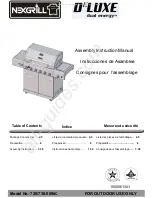 Nexgrill 720-0896C Assembly & Instruction Manual preview