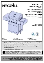 Preview for 1 page of Nexgrill 720-0958S Operating Instructions Manual