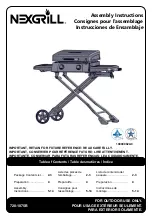 Preview for 1 page of Nexgrill 720-1075B Assembly Instructions Manual