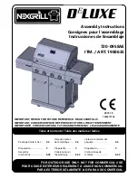 Nexgrill DeLuxe dual energy 1900635 Assembly Instructions Manual preview