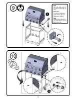 Предварительный просмотр 10 страницы Nexgrill DeLuxe dual energy 1900635 Assembly Instructions Manual