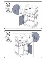 Предварительный просмотр 12 страницы Nexgrill DeLuxe dual energy 1900635 Assembly Instructions Manual