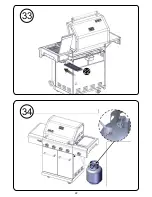 Предварительный просмотр 22 страницы Nexgrill DeLuxe dual energy 1900635 Assembly Instructions Manual