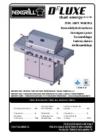 Предварительный просмотр 1 страницы Nexgrill DeLuxe dual energy 1900702 Assembly Instructions Manual