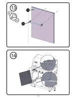 Предварительный просмотр 13 страницы Nexgrill DeLuxe dual energy 1900702 Assembly Instructions Manual