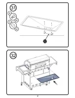 Предварительный просмотр 22 страницы Nexgrill DeLuxe dual energy 1900702 Assembly Instructions Manual