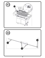 Предварительный просмотр 28 страницы Nexgrill DeLuxe dual energy 1900702 Assembly Instructions Manual