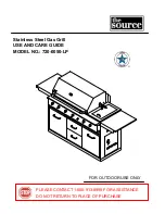 Nexgrill Stainless Steel Gas Grill 720-0050-LP Use And Care Manual предпросмотр