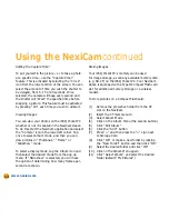 Preview for 13 page of Nexian NexiCam User Manual