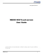 NEXIO HID Touch-screen User Manual preview