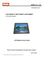 Preview for 1 page of NEXIO NOP150MRT User Manual