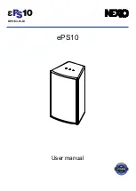 Preview for 1 page of Nexo ePS10 User Manual