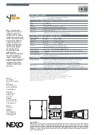 Предварительный просмотр 2 страницы Nexo GEO SUB Datasheet