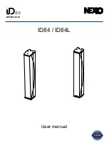 Nexo ID84 User Manual preview