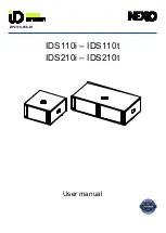 Nexo IDS110i User Manual preview