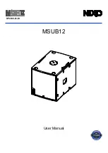 Preview for 1 page of Nexo MSUB12 Series User Manual