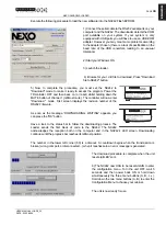 Предварительный просмотр 33 страницы Nexo NX242 User Manual