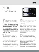 Предварительный просмотр 3 страницы Nexo NXAMP 4x1 Manual