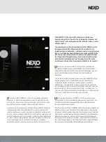 Предварительный просмотр 5 страницы Nexo NXAMP 4x1 Manual