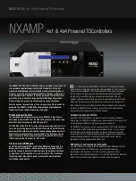 Предварительный просмотр 6 страницы Nexo NXAMP 4x1 Manual