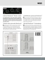 Preview for 17 page of Nexo NXAMP 4x1 Manual