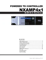 Preview for 1 page of Nexo NXAMP4X1 Service Manual