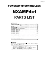 Preview for 66 page of Nexo NXAMP4X1 Service Manual