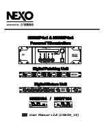 Preview for 1 page of Nexo NXAMP4X1 User Manual