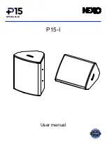 Nexo P15-I User Manual preview