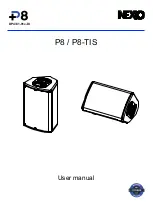Preview for 1 page of Nexo P8 Series User Manual