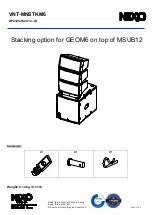 Nexo VNT-MNSTKM6 Quick Start Manual preview