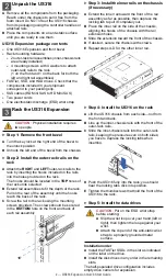 Предварительный просмотр 2 страницы Nexsan US316 Quick Start Manual