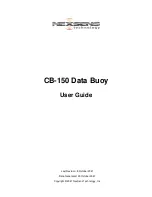 NexSens CB-150 Data Buoy User Manual preview