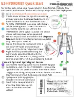 NexSens G2-HYDROMET Quick Start предпросмотр