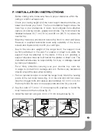 Preview for 19 page of nexstyle 654OSA005STS Installation Manual And User'S Manual