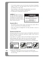 Preview for 24 page of nexstyle 654OSA005STS Installation Manual And User'S Manual