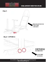 Preview for 4 page of Next Level Racing CHALLENGER MONITOR STAND Instruction Manual