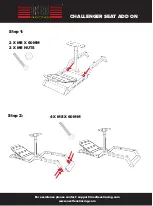 Preview for 4 page of Next Level Racing CHALLENGER SEAT ADD ON Instruction Manual