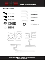 Preview for 3 page of Next Level Racing COMBAT FLIGHT KIT Instruction Manual