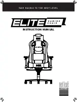 Next Level Racing Elite gaming chair Instruction Manual предпросмотр