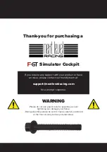 Preview for 2 page of Next Level Racing F-GT Instruction Manual