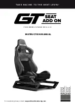 Next Level Racing GT SEAT ADD ON Instruction Manual preview