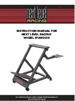 Preview for 1 page of Next Level Racing Wheel Stand DD Instruction Manual