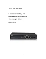 Next Network NEXT-POE4008L2-130 User Manual предпросмотр