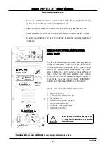 Предварительный просмотр 7 страницы Next PROAUDIO HFA108 User Manual